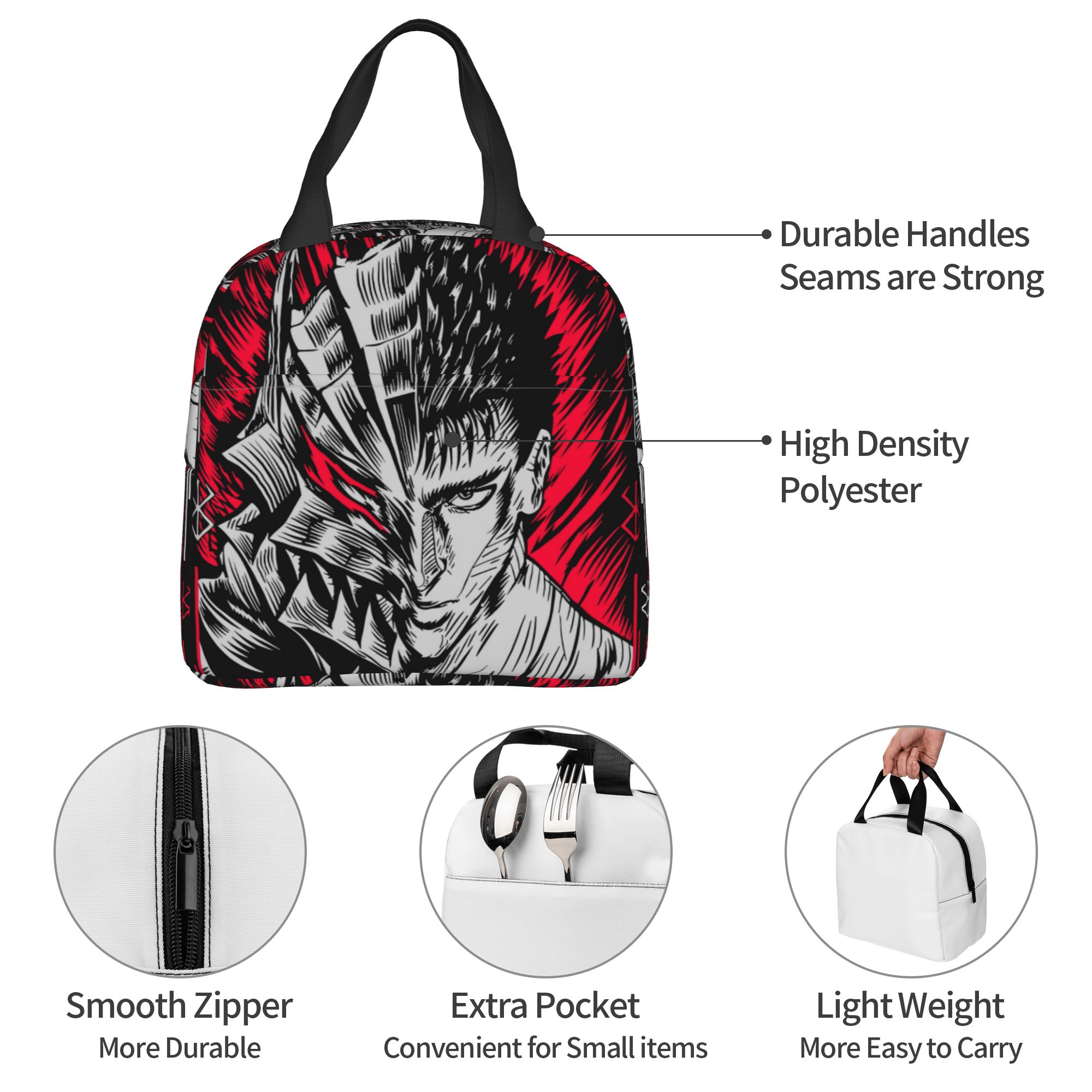 Travel Accessories 2022 - B-Berserks Thermisch geïsoleerde lunchtas Merk Warriors