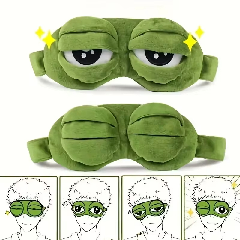 Travel Accessories Gadget - Kikkervormig oogmasker feestspel grappig oogmasker cartoon