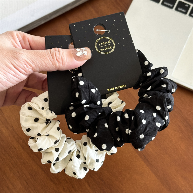 Travel Accessories To Gift - 11 Cm/14 Cm Dot Doek Scrunchies