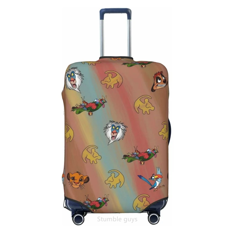 Travel Accessories For Road Trip - Hoge elasticiteit kofferhoes Lionkings-patroon Geschikt voor