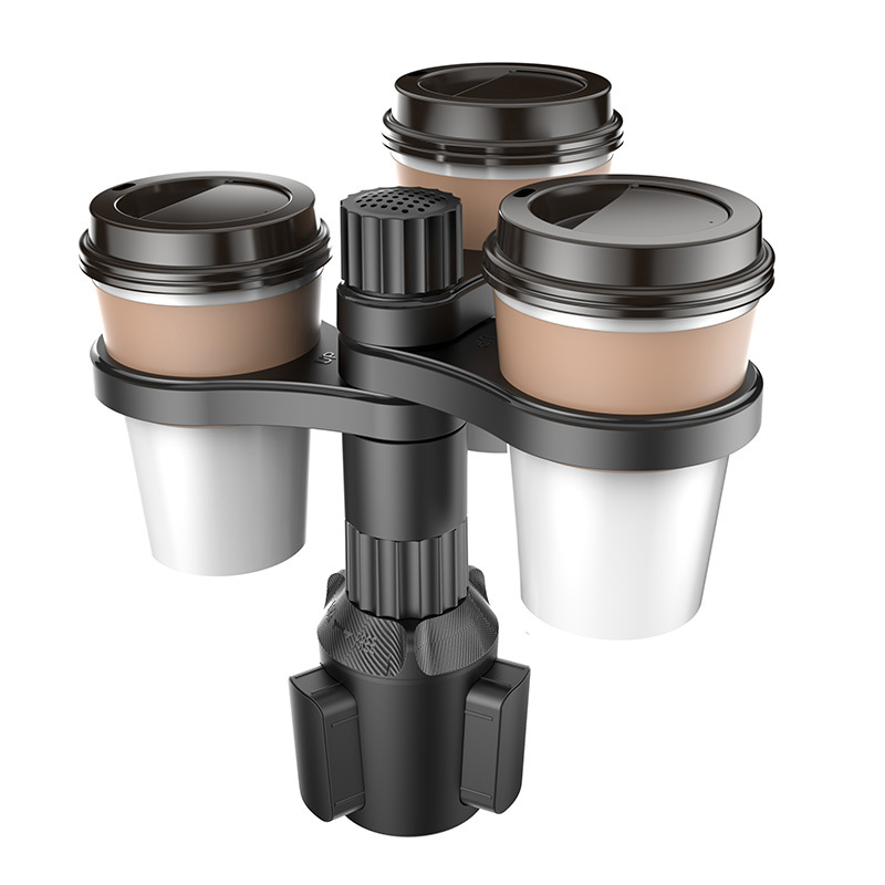 Travel Accessories For Road Trip - 360 ° Draaibare 3-in-1 auto bekerhouder,
