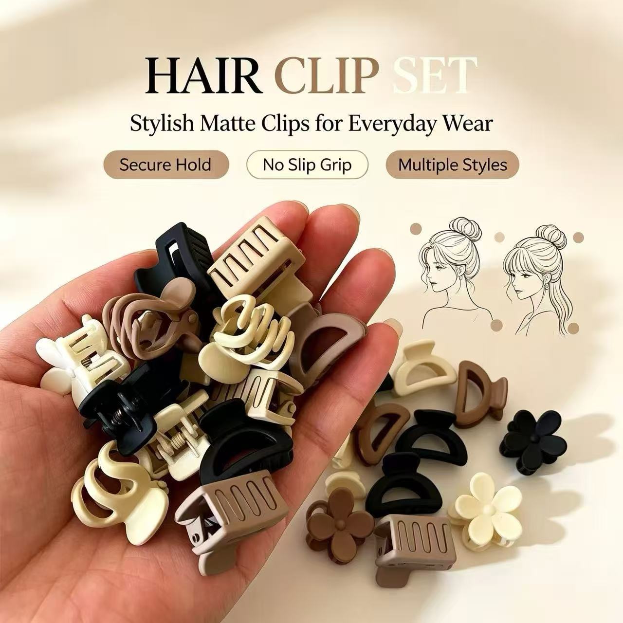 Travel Accessories To Gift - 10/20/30 stuks beige gemengde set kleine