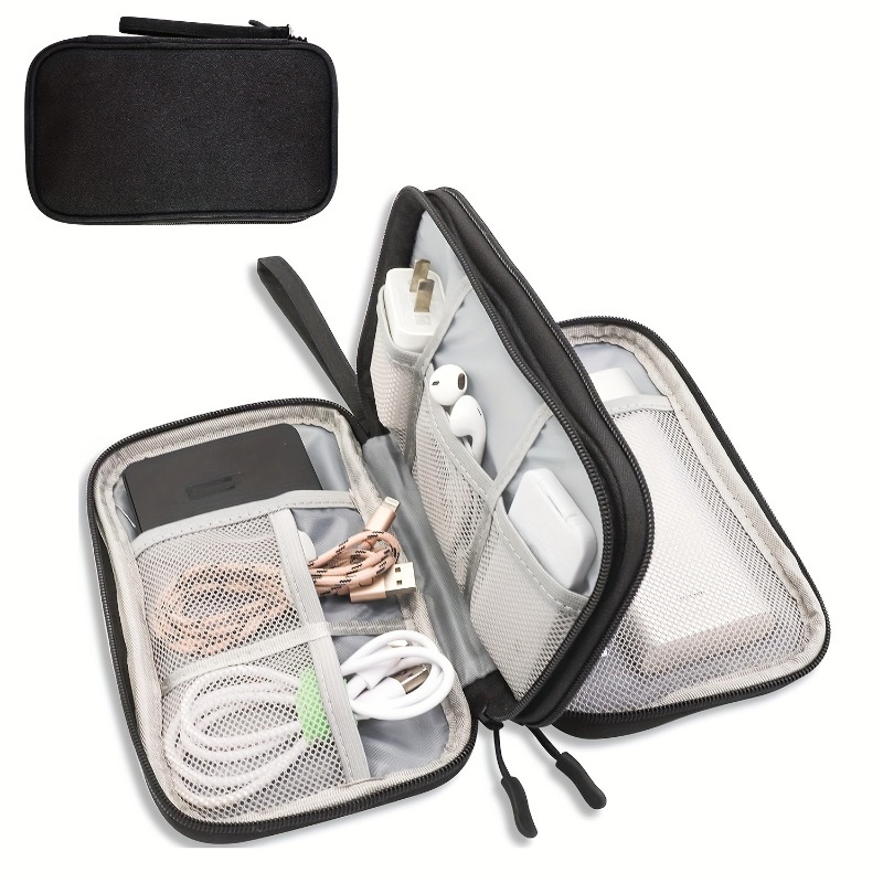 Cable Organizer Travel - Reistas, opbergtas met meerdere vakken, geschikt