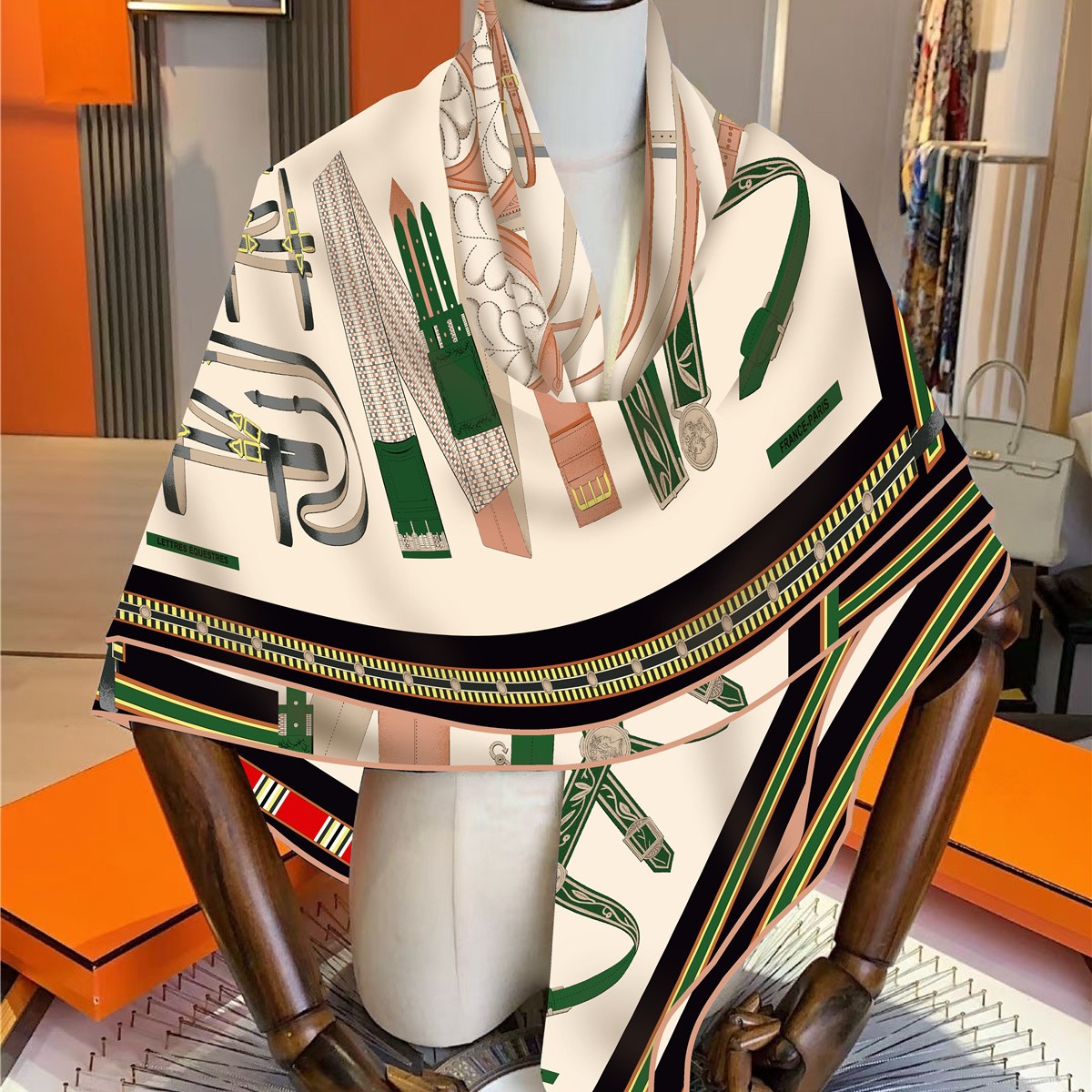 Travel Accessories To Gift - Faux Zijde Wol Warme Sjaal Dames