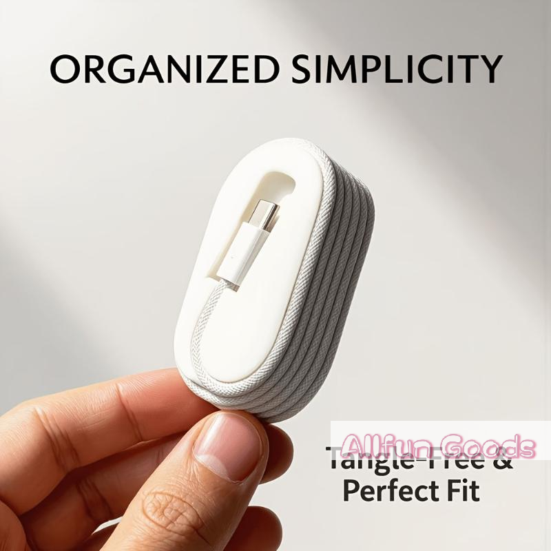 Cable Organizer Travel - [TG835] Draagbare kabelopwinder-organizer Desktop-kabelorganizer Geschikt voor