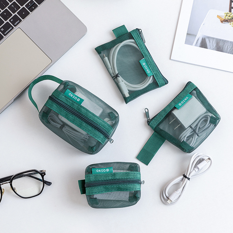 Transparante mesh opbergtas vo - Cable Organizer Travel recensie en prijs