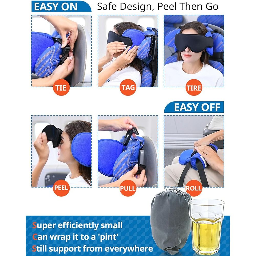 3D-gecontoureerd reiskussen 10 - Travel Accessories For Road Trip recensie en prijs