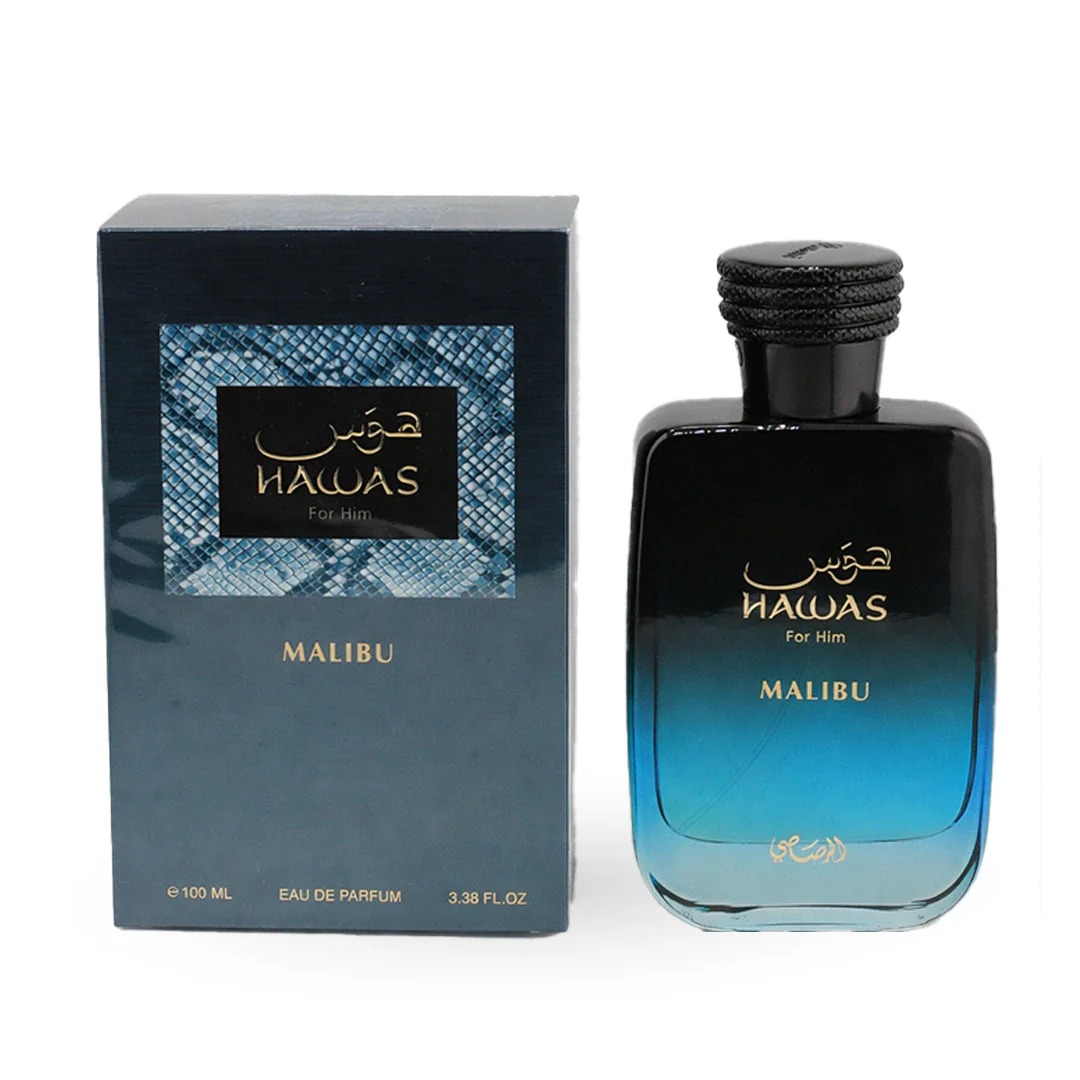 Rasasi Hawas Malibu For Him ED - Travel Access recensie en prijs