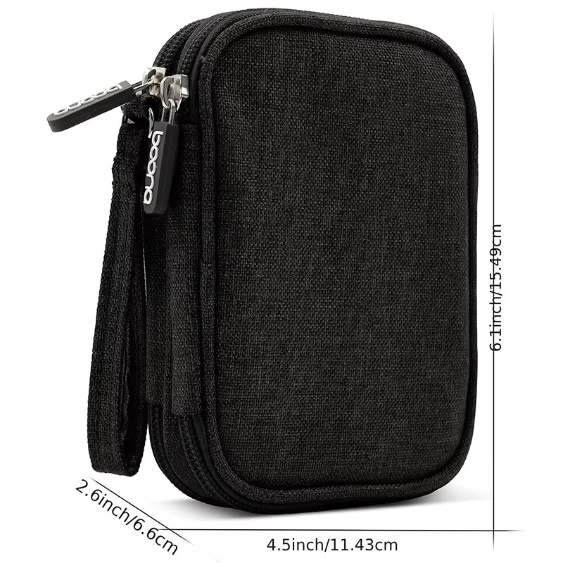 1 STKS Grijs/Zwart/Roze/Marine - Cable Organizer Travel recensie en prijs