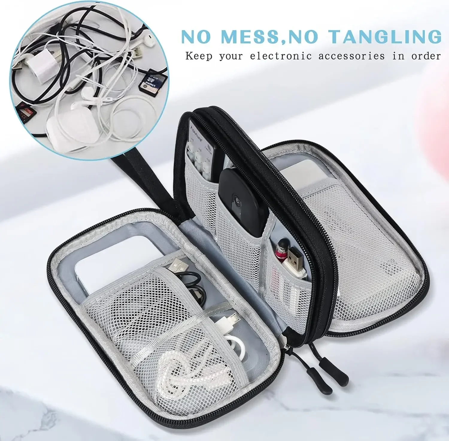 Reiskabeltas Draagbare Digital - Travel Accessories And Bags recensie en prijs
