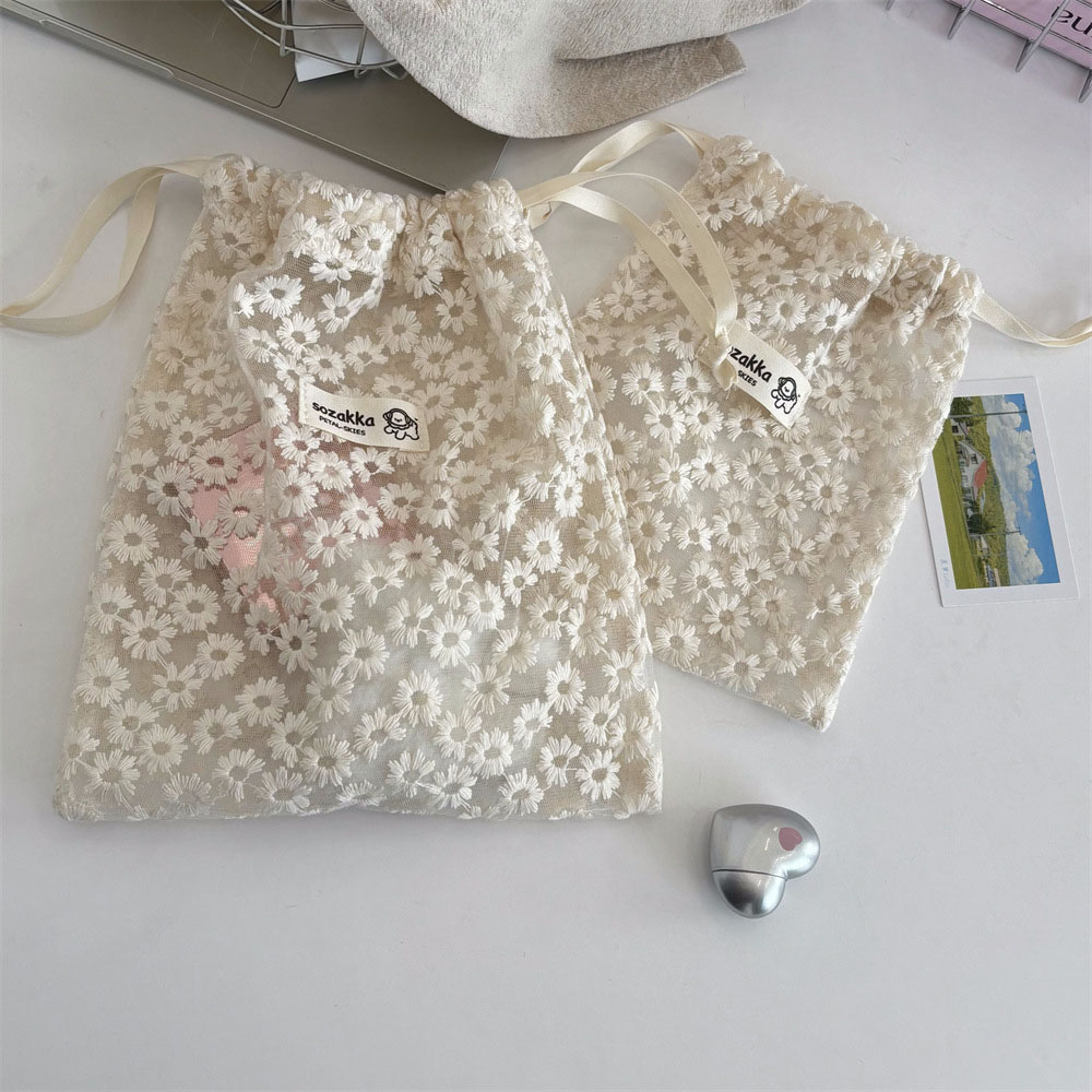 Kant geborduurde Daisy Mesh ma - Travel Accessories And Bags recensie en prijs
