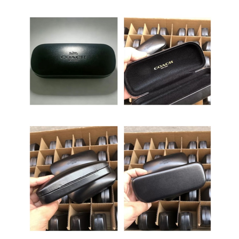 COACH Zwarte harde brillenkoke - Travel Accessories Gifts For Men recensie en prijs