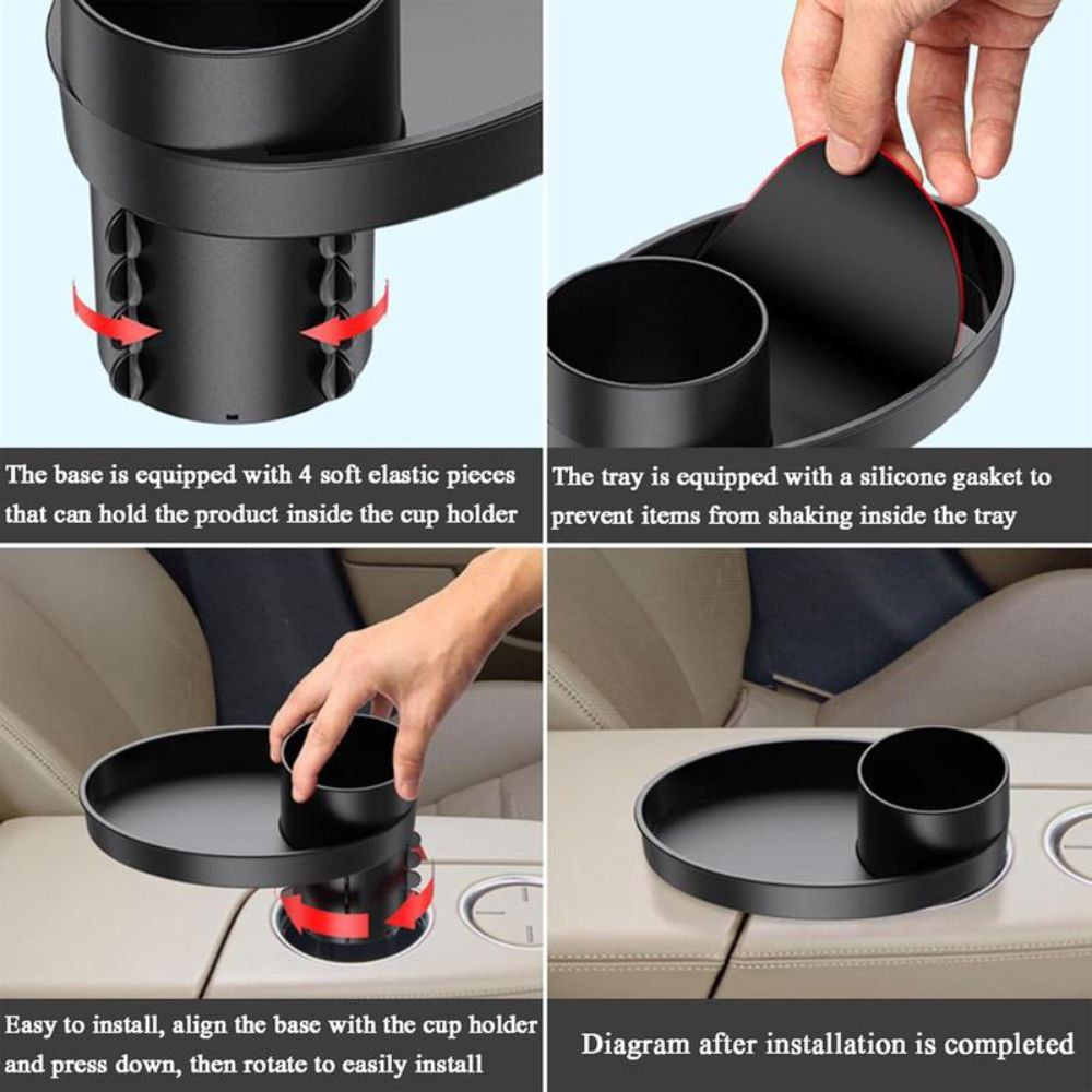 2-in-1 autostoel snackbakje, s - Travel Accessories For Road Trip recensie en prijs