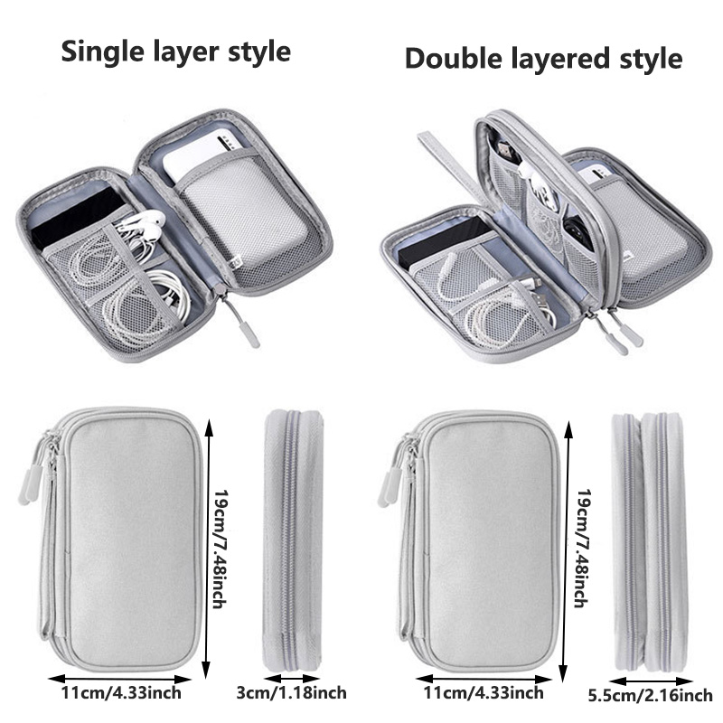 Multicolor draagbare reistas v - Cable Organizer Travel recensie en prijs