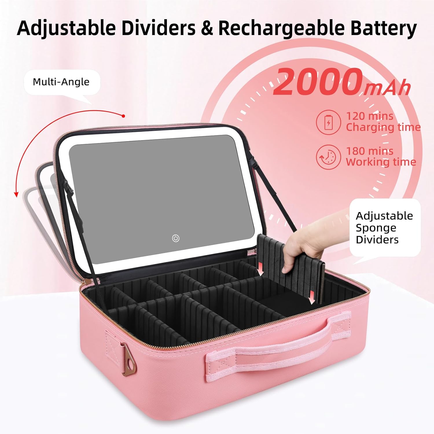 Grote capaciteit make-up tas 1 - Travel Accessories Case recensie en prijs