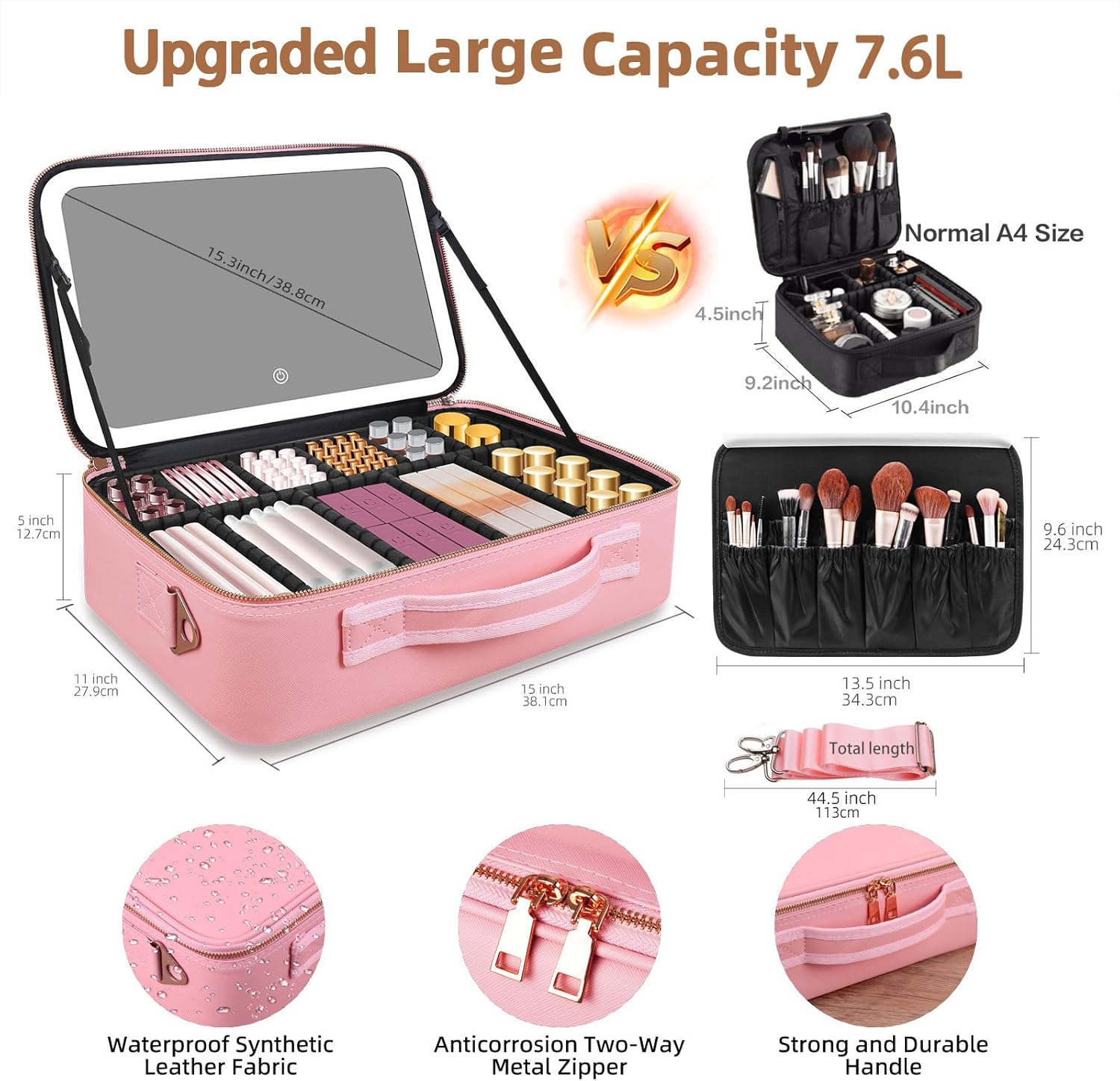 Grote capaciteit make-up tas 1 - Travel Accessories Case recensie en prijs